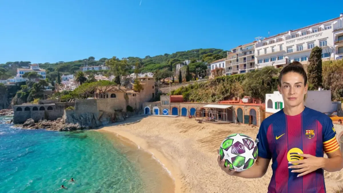 Calella de Palafrugell, un pueblo de leyendas, es el escape perfecto de la futbolista.