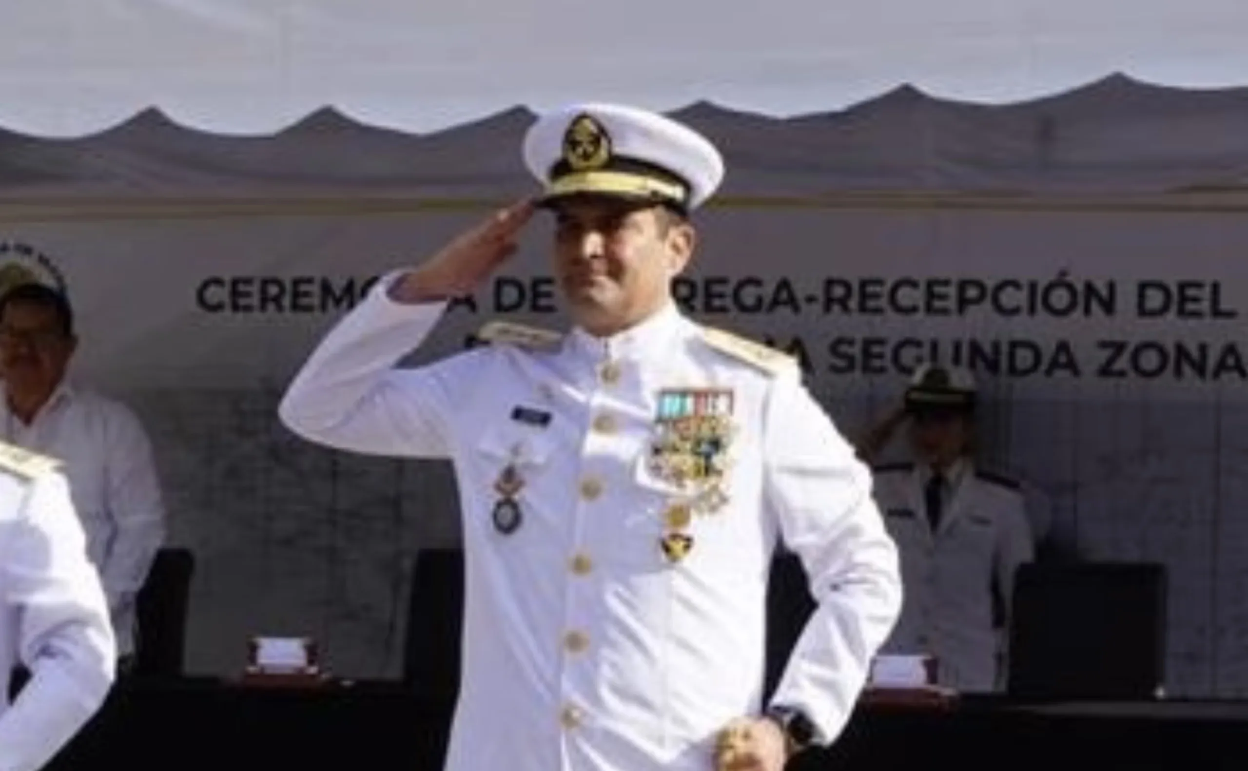 El vicealmirante Manuel Roberto Farías Laguna en el penal del Altiplano.
