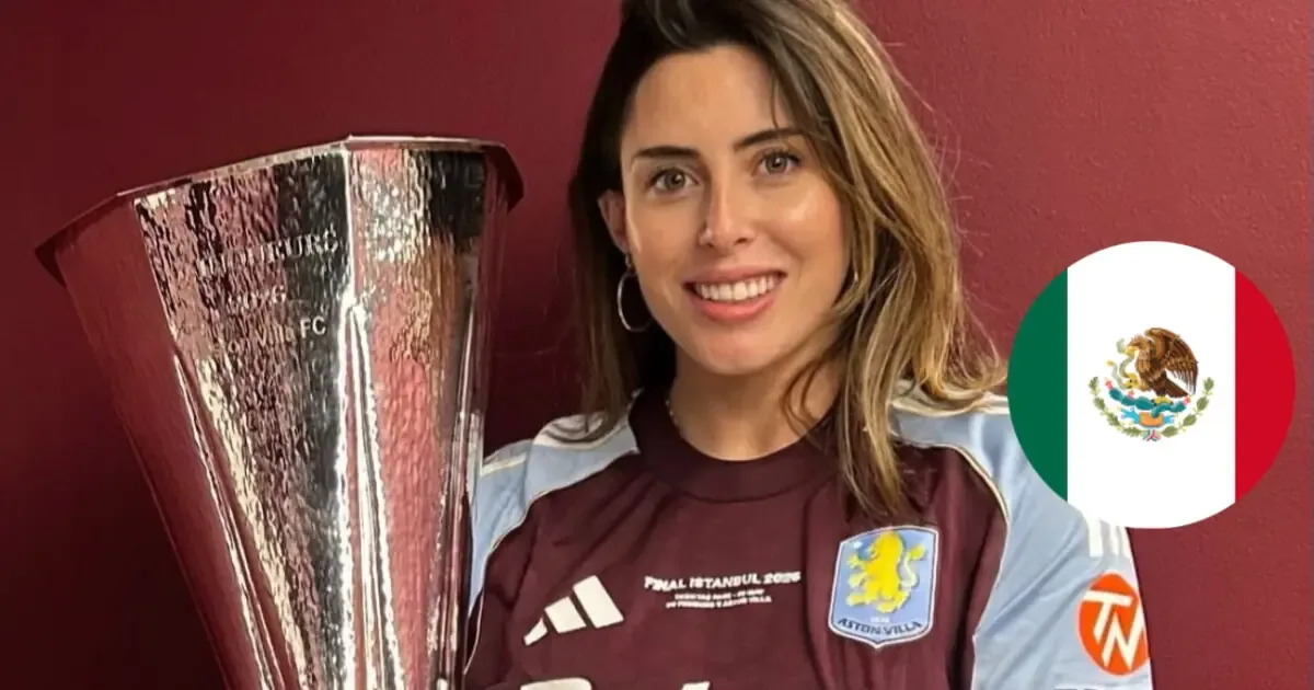 La nutrióloga mexicana fue clave para que el Aston Villa ganara la UEFA Europa League tras 30 años.