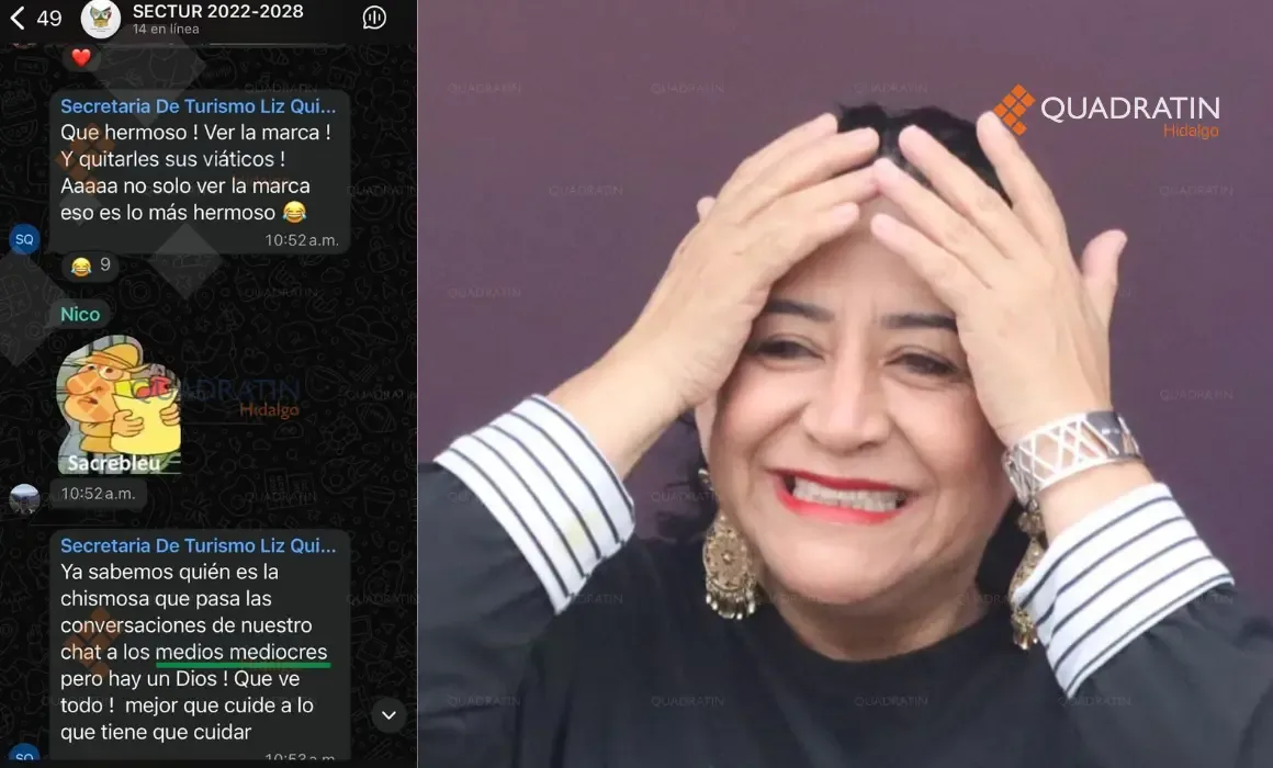 Elizabeth Quintanar Gómez en evento de turismo; controversia por sus comentarios.