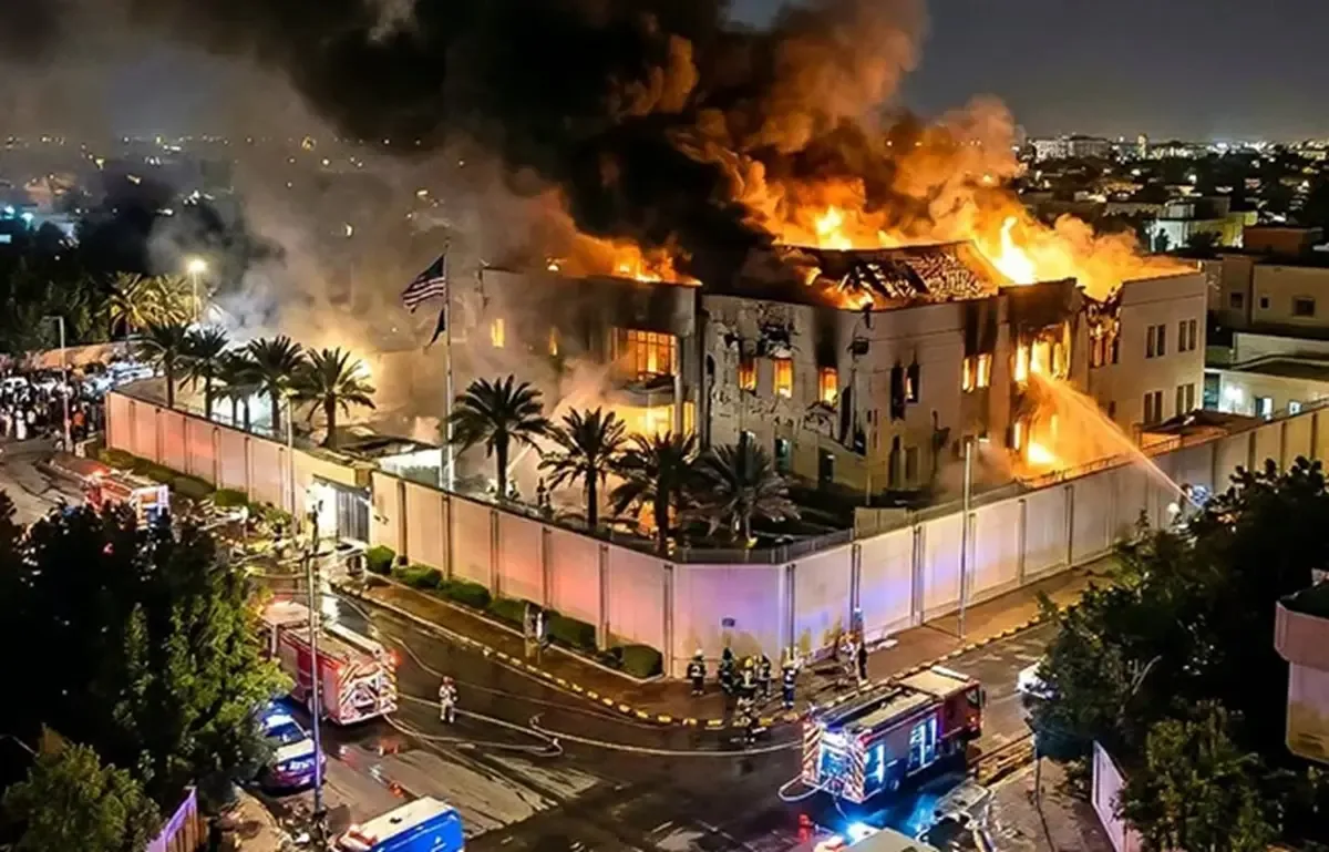 VIDEO | Drones Impactan Embajada de EE.UU. en Riad