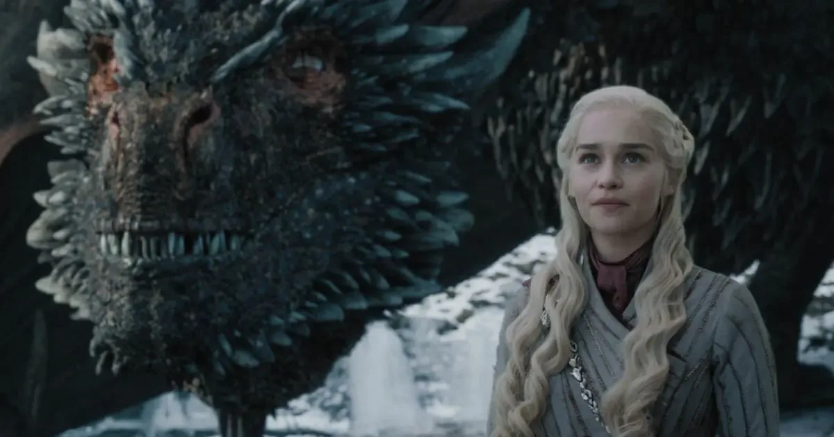 Emilia Clarke refiriéndose a su experiencia en el set de 'Game of Thrones'.
