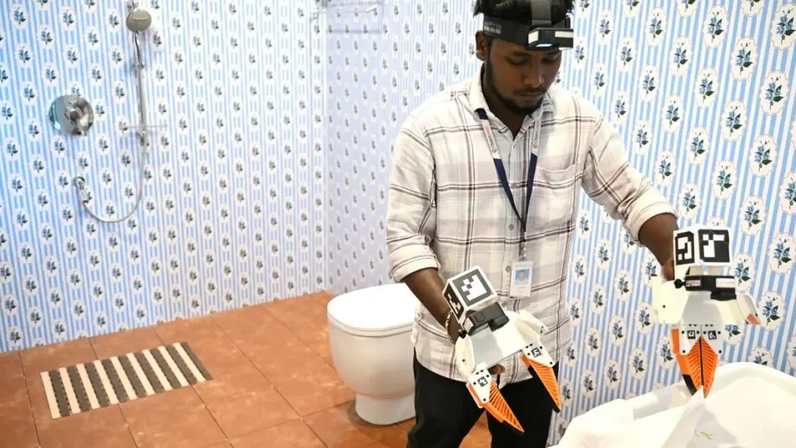 Miles de trabajadores están grabando actividades cotidianas para entrenar robots humanoides.