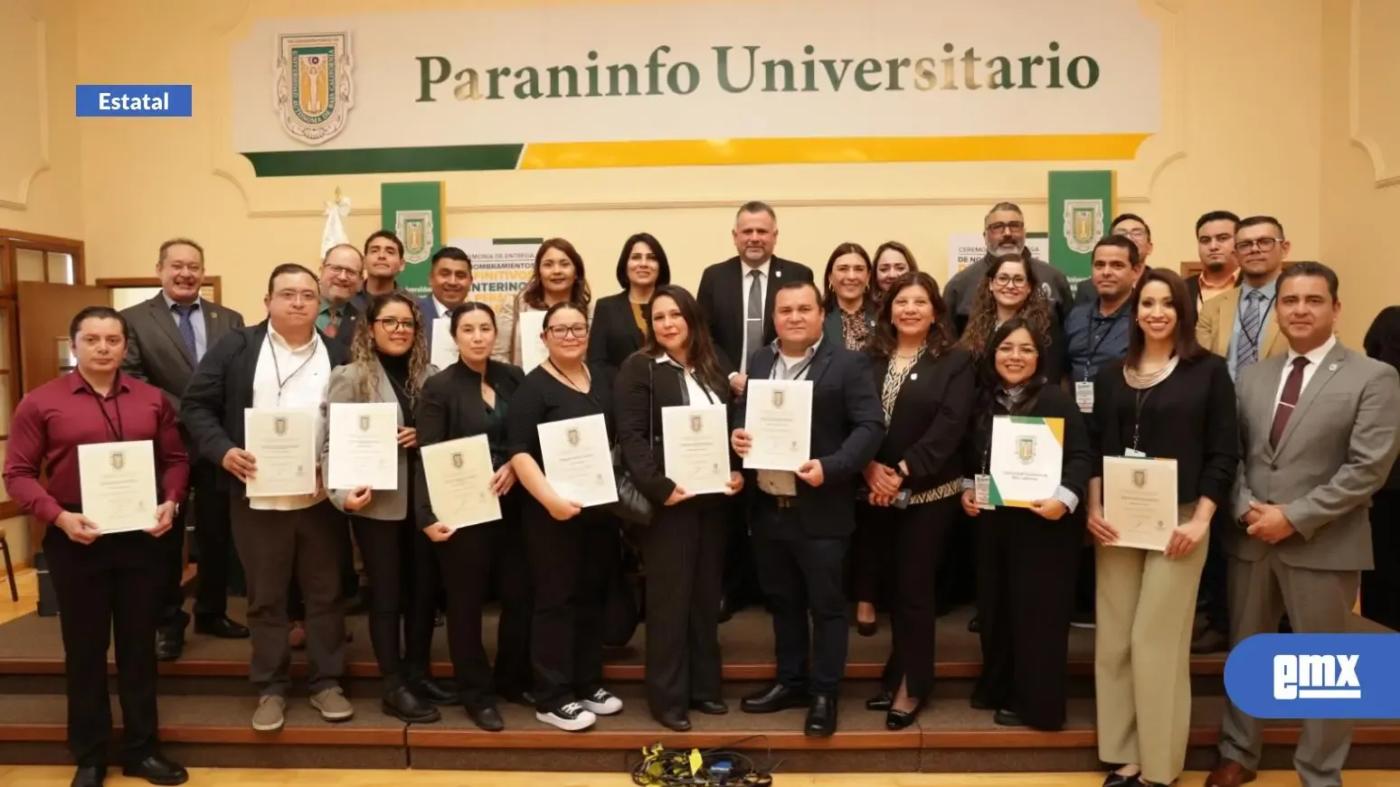 Entrega de nombramientos en la UABC, con la presencia de autoridades educativas.