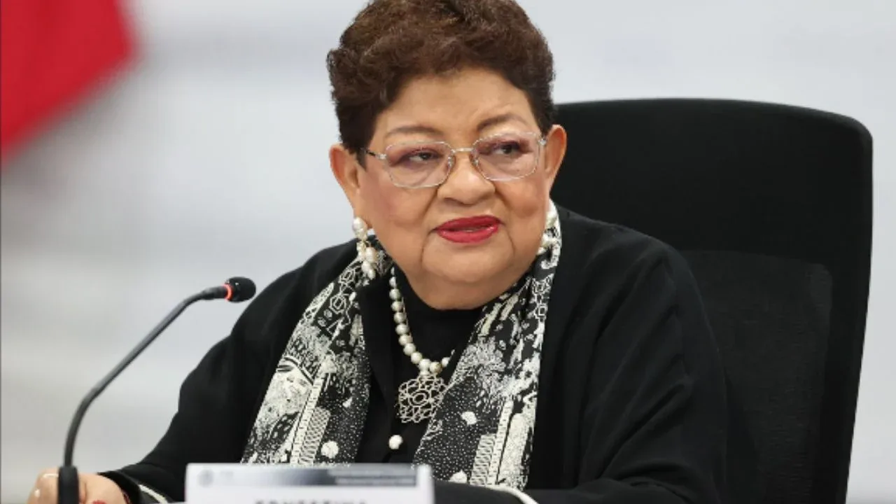 Ernestina Godoy en el Encuentro Nacional de Procuradurías sobre extorsión.