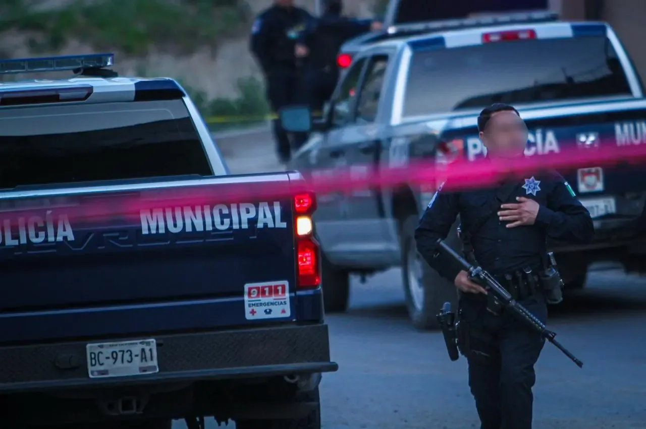 Escena de uno de los homicidios en Tijuana el 18 de enero de 2026.