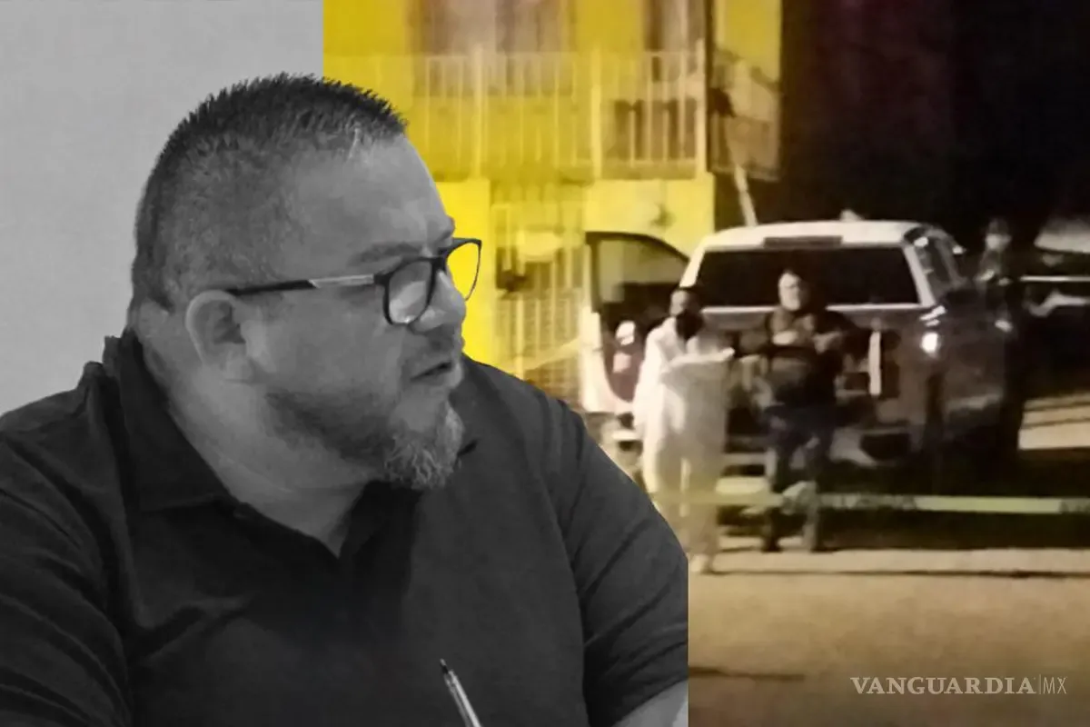 Escena del crimen donde fue asesinado el subcomandante Israel Ortiz Castillo en Ensenada.