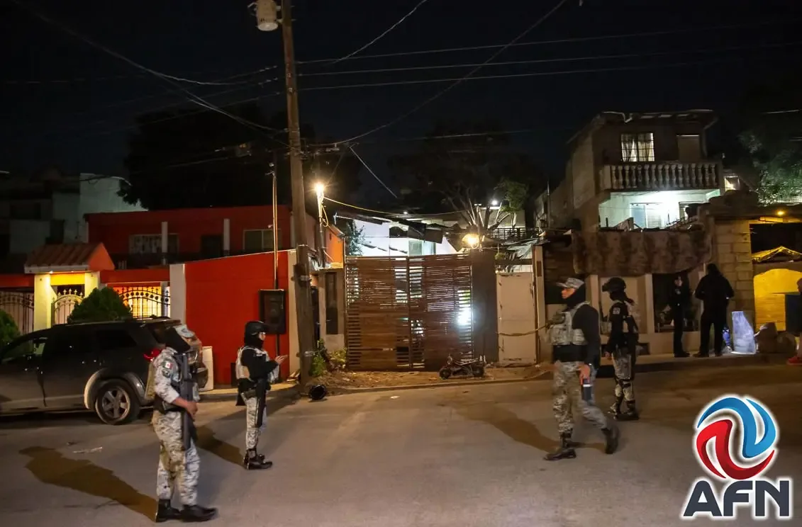 Escena del crimen donde un hombre fue asesinado en Camino Verde, Tijuana.