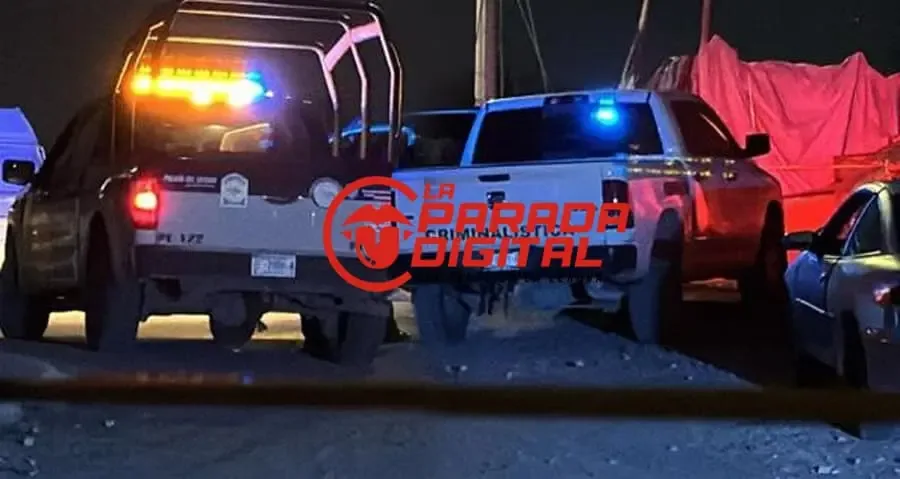 Escena del crimen en Campestre Virreyes, Ciudad Juárez, tras el asesinato.