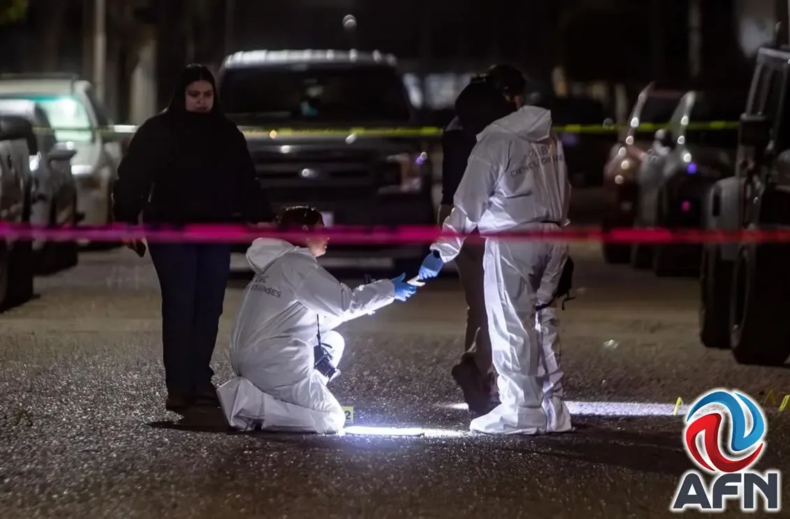 Escena del crimen en El Dorado, Playas de Tijuana, tras el ataque.