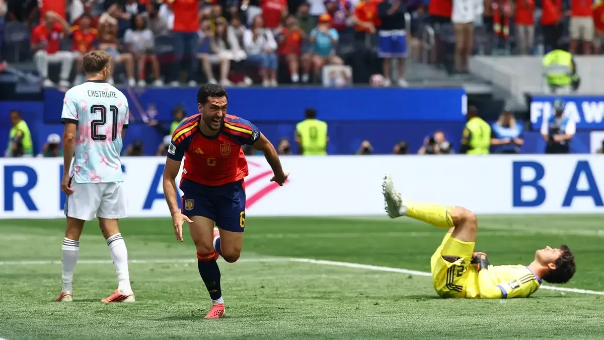 La selección española derrota a Bélgica 2-1 y se clasifica para la siguiente fase del torneo internacional.