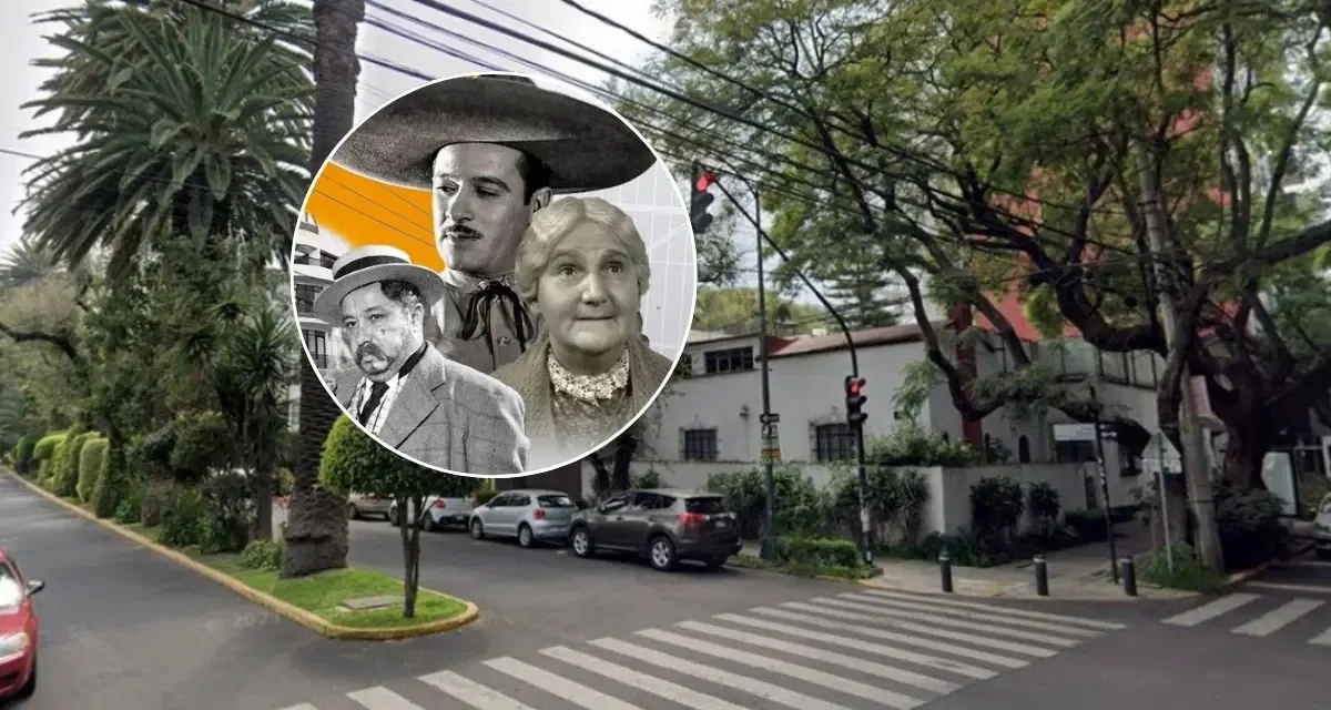 Esta colonia de la CDMX alberga residencias de íconos como Pedro Infante y Sara García, marcando un importante patrimonio cultural.