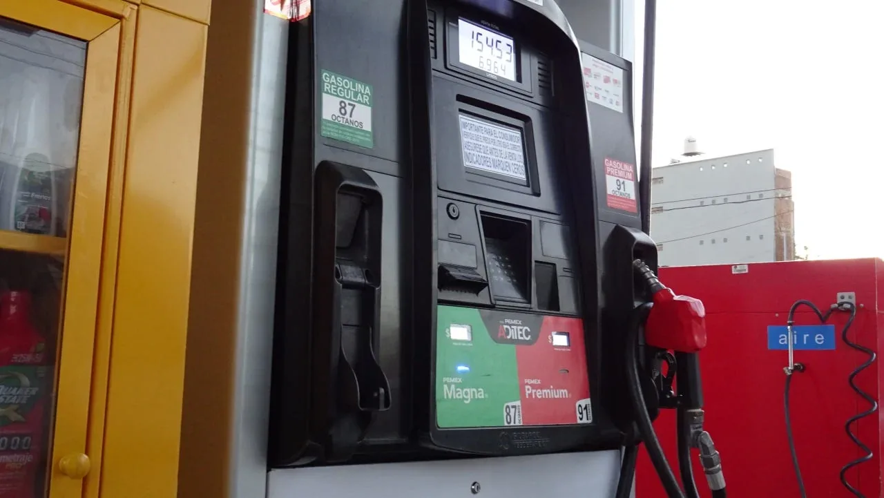 "Estación de gasolina en Silao, una de las más caras según Profeco."