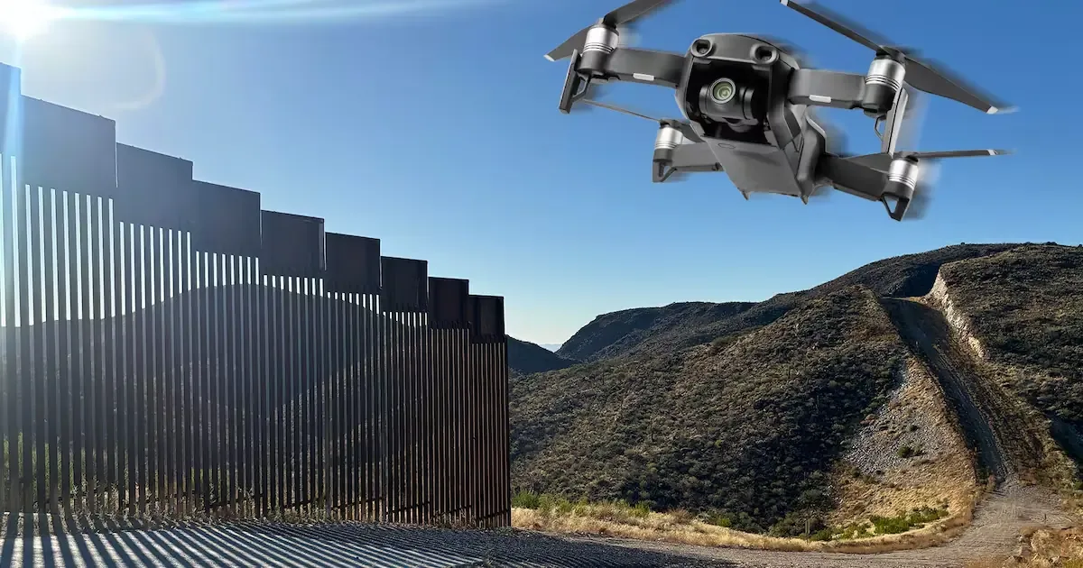 Los drones eran usados por grupos delictivos para vigilar rutas de tráfico de migrantes.