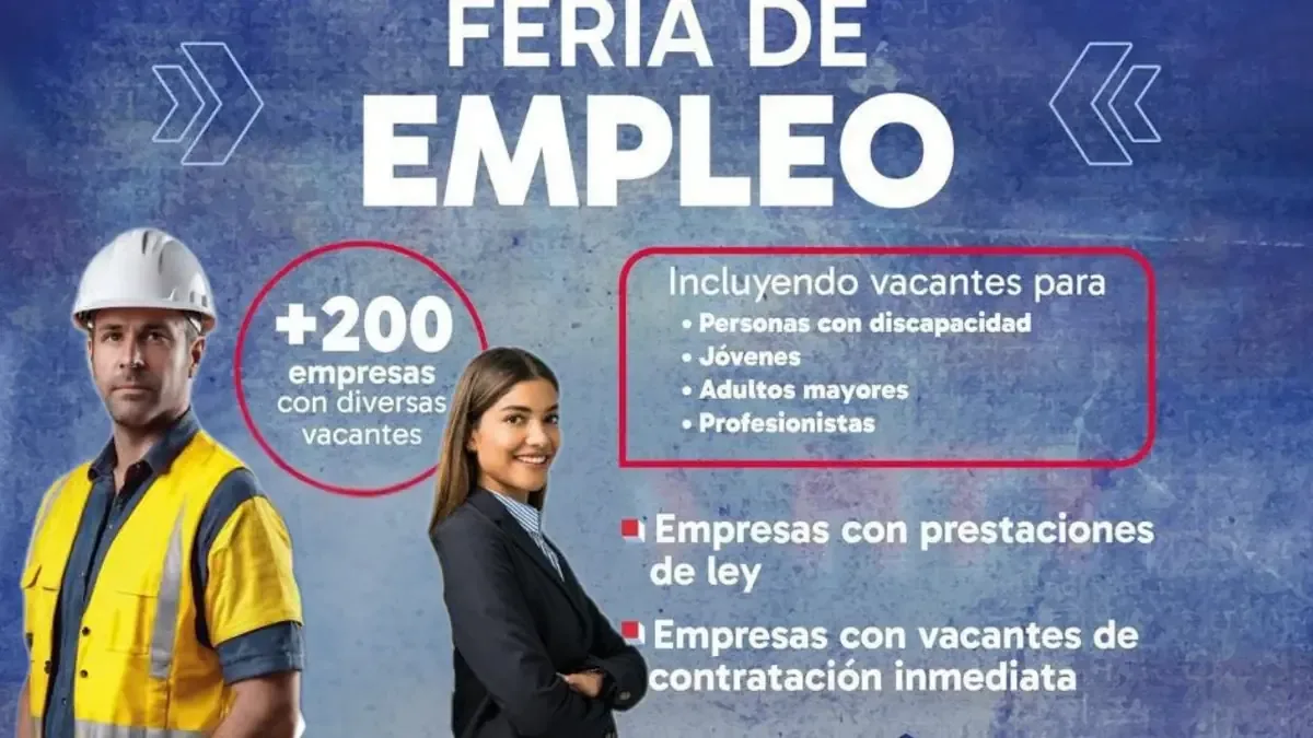 Este evento integral permitirá a miles de personas acceder a múltiples oportunidades laborales en un solo día.
