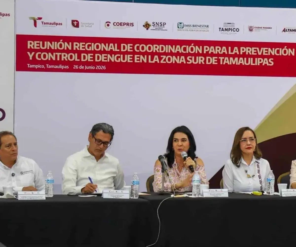 La Secretaría de Salud de Tamaulipas convoca a acciones conjuntas en la zona sur para prevenir el dengue.