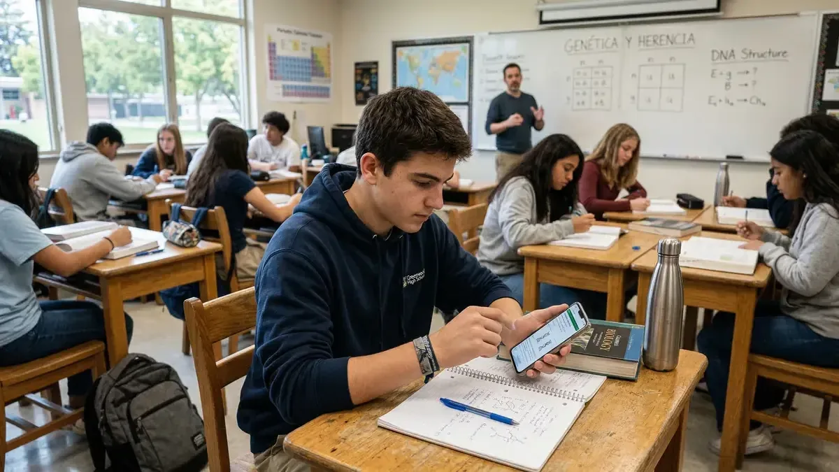 Un nuevo estudio muestra que retirar celulares en escuelas no mejora notas, pero sí el bienestar emocional de los estudiantes.