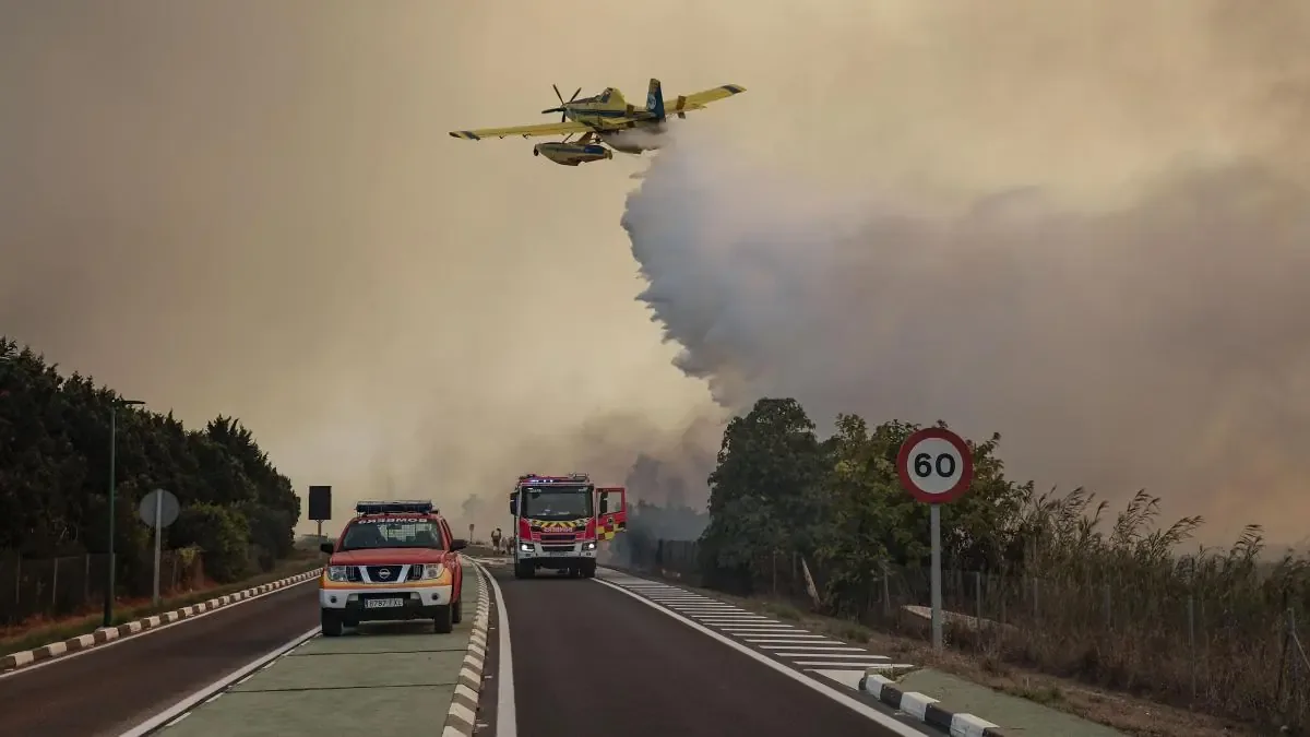 Más de 270 profesionales combaten el fuego en El Saler, mientras 161 evacuados son asistidos en València.