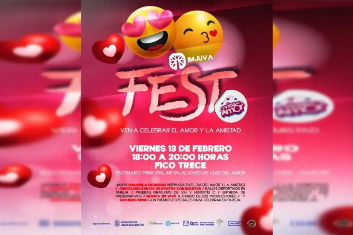 Evento cultural y recreativo busca fomentar la convivencia y la salud en pareja.