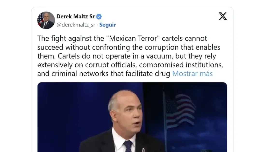 Derek Maltz exige a México actuar ante acusaciones de corrupción graves.
