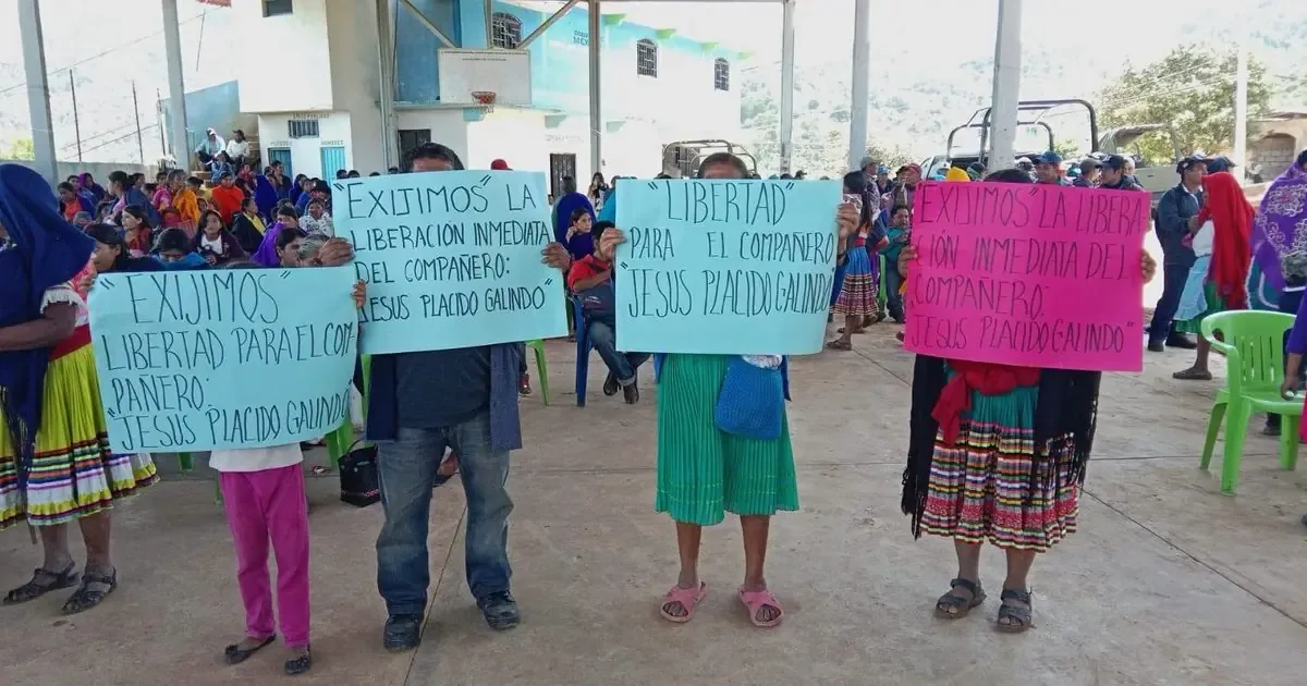La detención de Jesús Plácido ha desatado protestas en Guerrero por la protección de luchadores sociales.