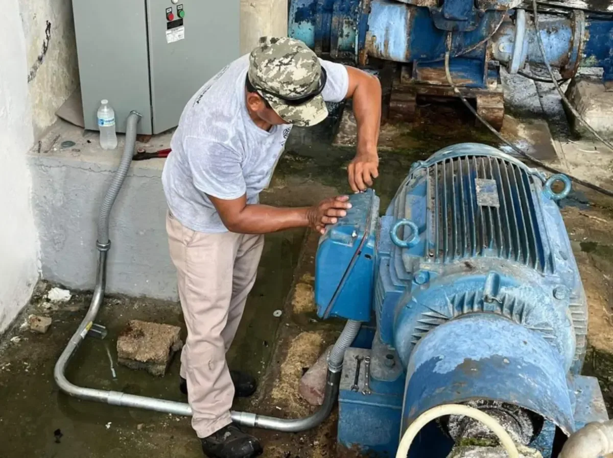 La Junta de Agua Potable de Yucatán despliega plantas de emergencia tras las interrupciones del suministro.