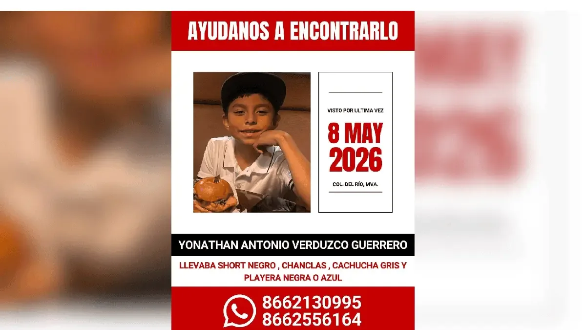 La comunidad se une para ayudar a localizar al menor desaparecido en Coahuila.