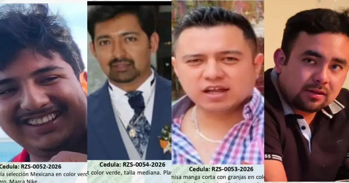 Familias exigen al gobierno avances en la búsqueda de los jóvenes.