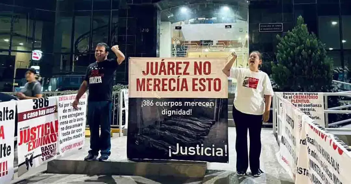 La falta de avances en la identificación de cuerpos genera indignación en Ciudad Juárez.