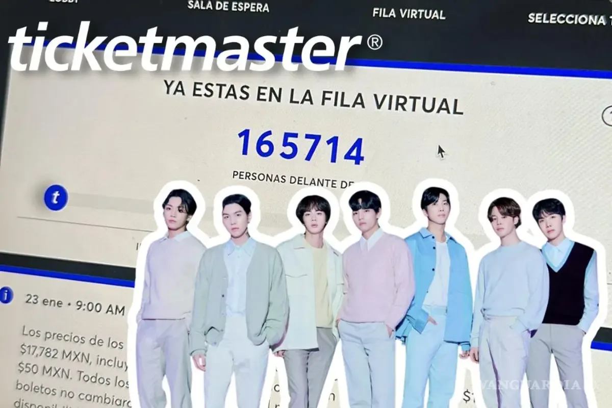 Fans de BTS en la Ciudad de México acuden a la preventa de boletos.
