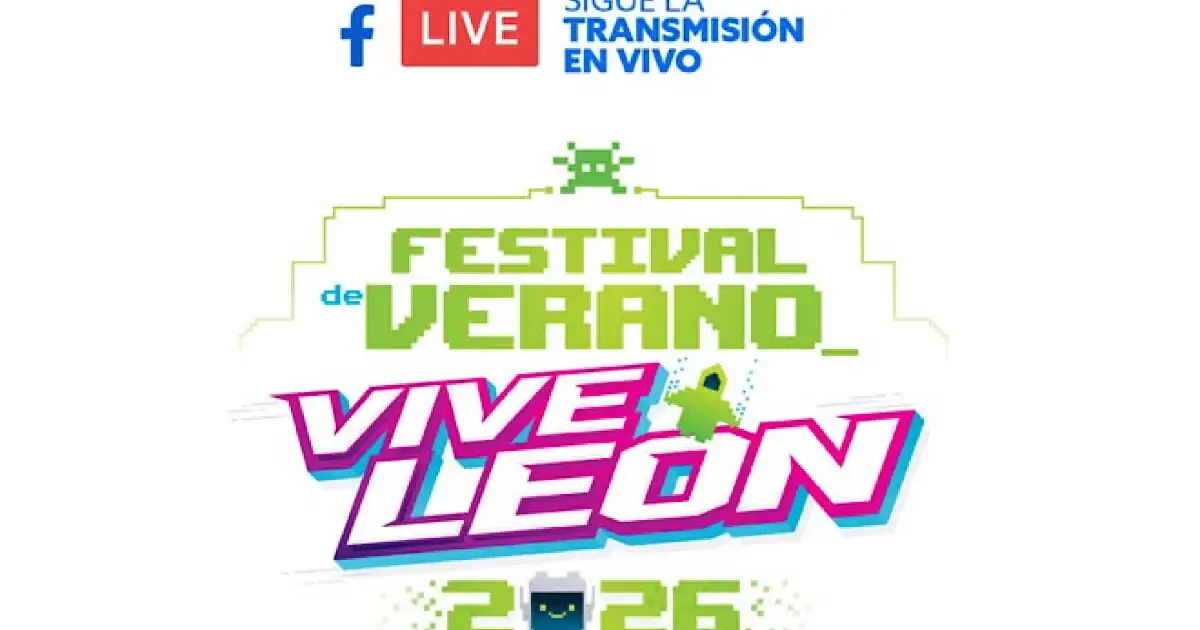 Disfruta de conciertos, actividades interactivas y un ambiente familiar en el Festival de Verano Vive León 2026.