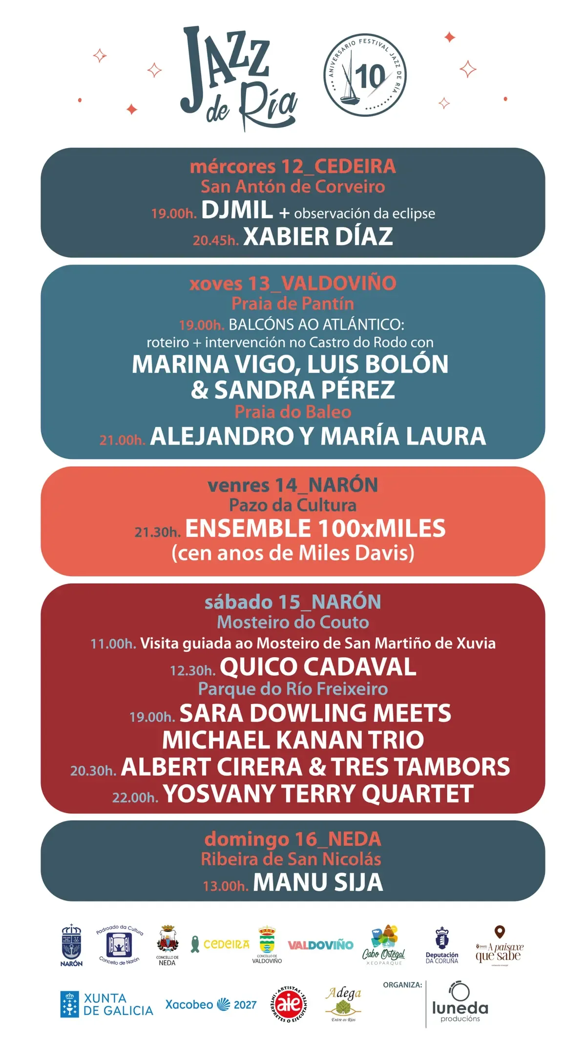 El evento marcará un hito en la música y la astronomía en la costa gallega.