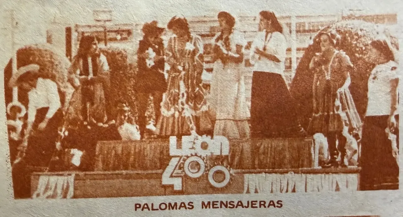 Festividades en León durante su 400 aniversario en 1976.