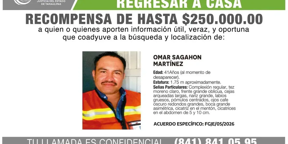 La fiscalía emitió un incentivo económico para localizar a un presunto involucrado en delitos graves.