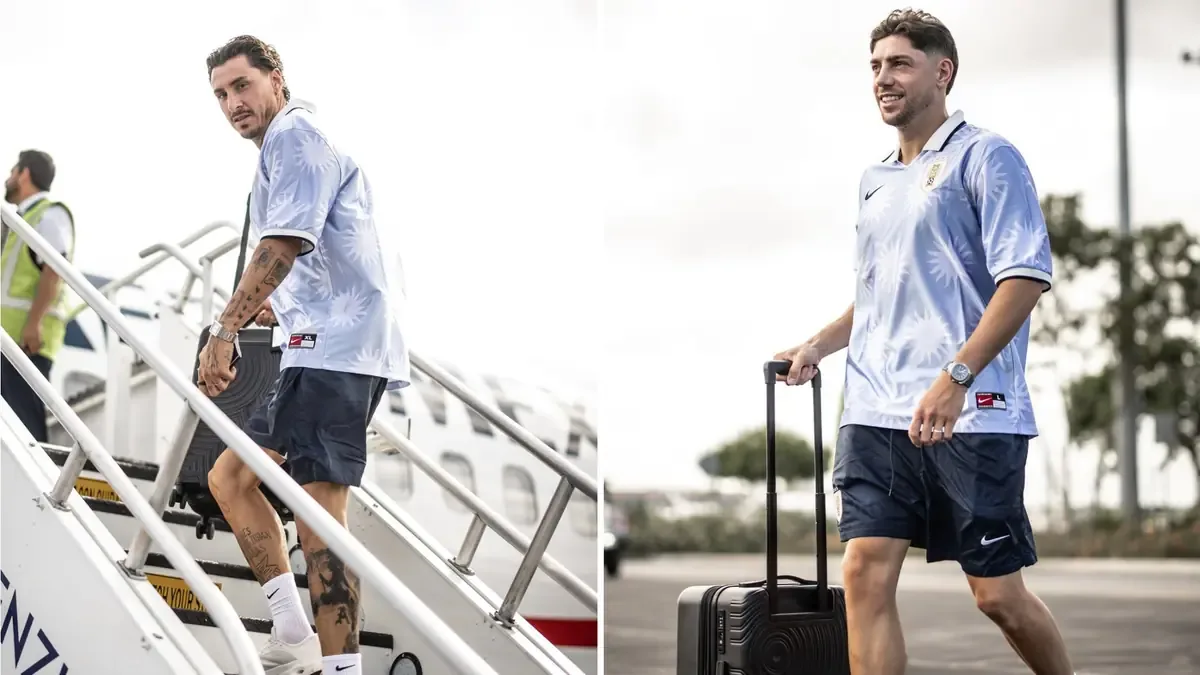 La selección uruguaya llegó a Miami con más de tres horas de demora, pero ya se prepara para su debut en el Mundial 2026.
