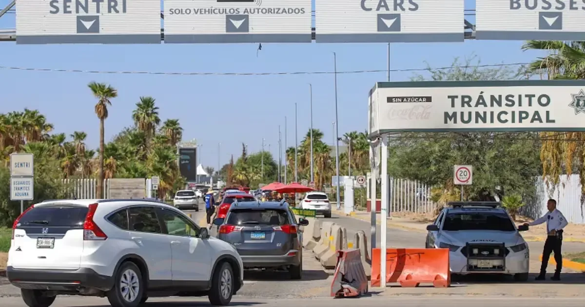 Conoce los tiempos de espera en las garitas de Mexicali para cruzar a Estados Unidos.
