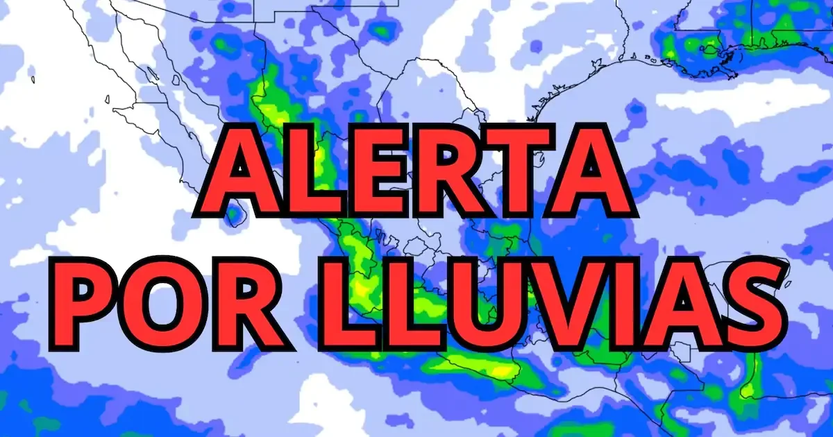 Se anticipan lluvias fuertes y vientos intensos en diversas regiones del país este fin de semana.