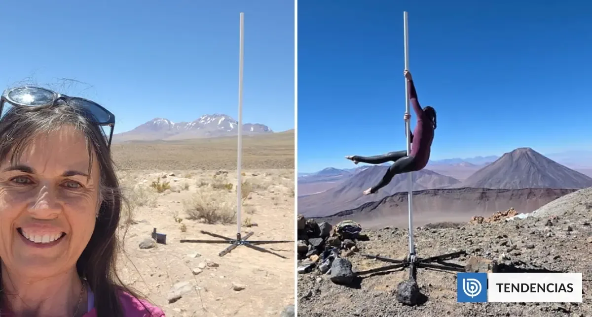 Fiona Caffin realizó una rutina a 5.834 metros, convirtiéndose en la más alta del mundo.
