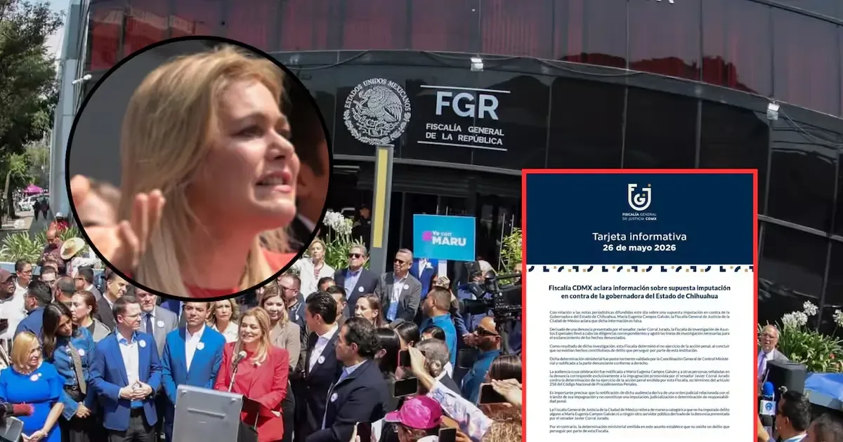 La gobernadora de Chihuahua denuncia persecución política, pero no enfrenta imputaciones.