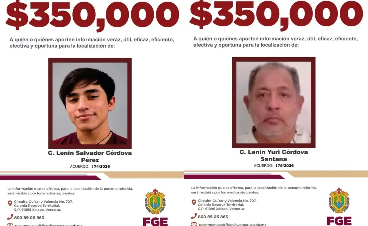La Fiscalía busca información sobre Lenin Salvador Córdova Pérez, presunto feminicida de Cristina Ramos Argüello.
