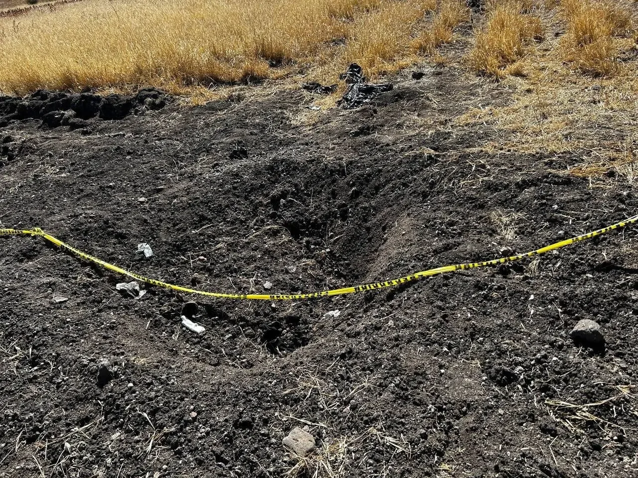 Fosa clandestina en Juventino Rosas donde fueron hallados 13 cuerpos.