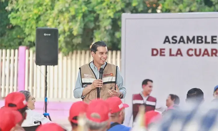 El aspirante recibió apoyo en su gira por el sur del estado, promoviendo una agenda de transformación.