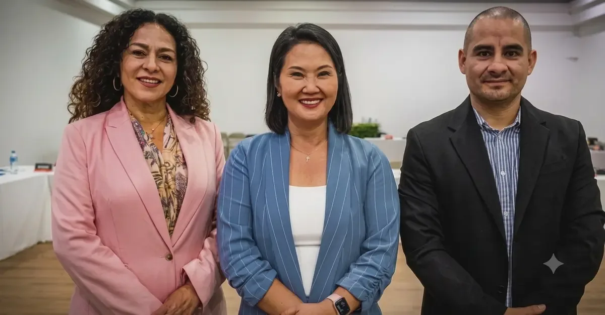 Keiko Fujimori presenta a sus representantes en el Legislativo para promover su agenda política.