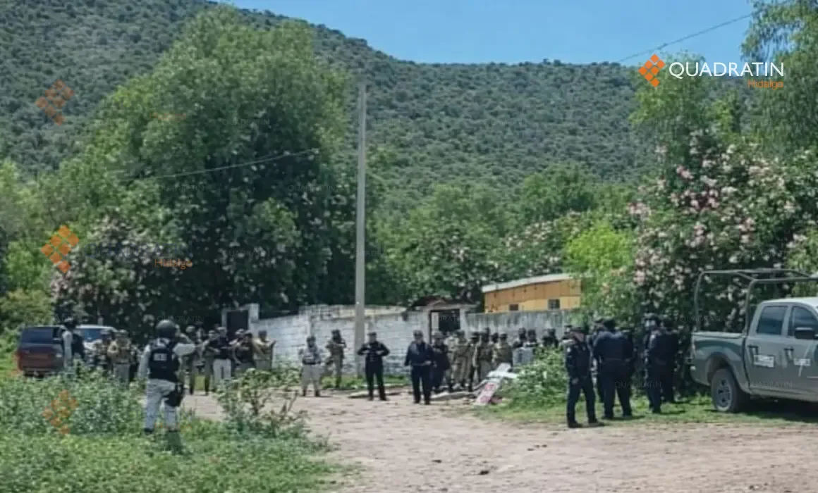 Fuerzas federales replegándose tras la agresión de huachicoleros en Tetepango.