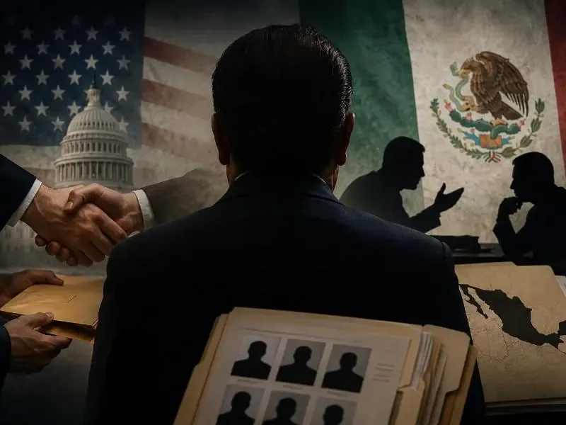 Crece la tensión política mientras integrantes de Morena buscan información sobre el crimen organizado.