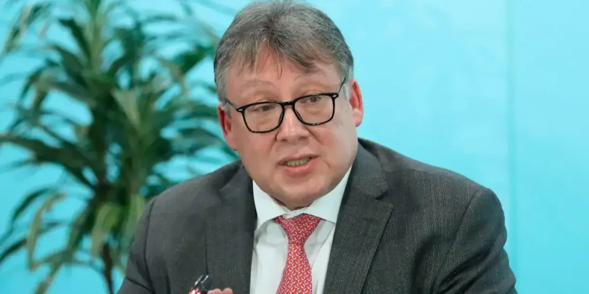 "Gabriel Cuadra, subgobernador de Banxico, durante una entrevista reciente."