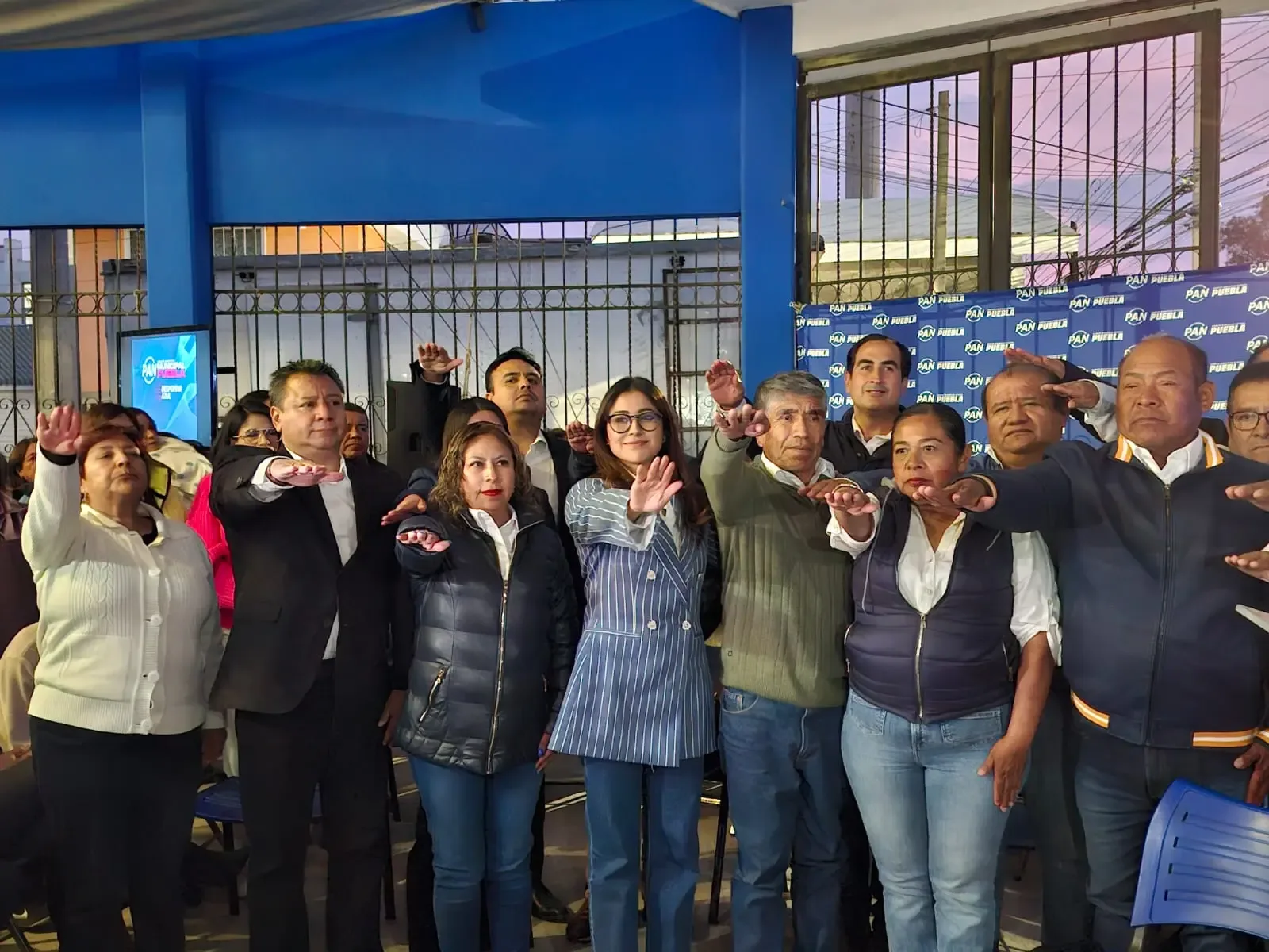 Gabriela Ruiz Benítez toma protesta como nueva presidenta del PAN en Puebla.