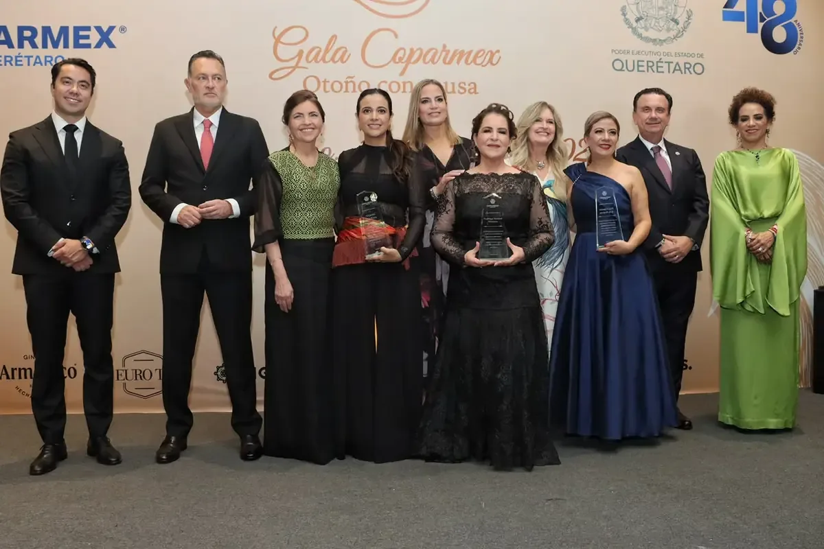 La Gala Coparmex Otoño con Causa apoya a dos organizaciones de salud en Querétaro.