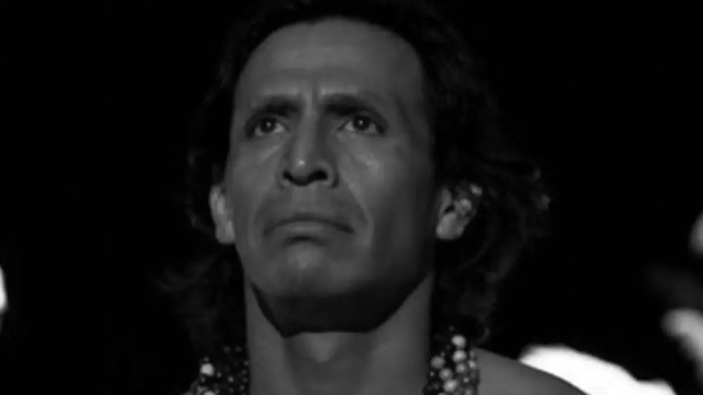 Gerardo Taracena durante una presentación de su carrera cinematográfica.