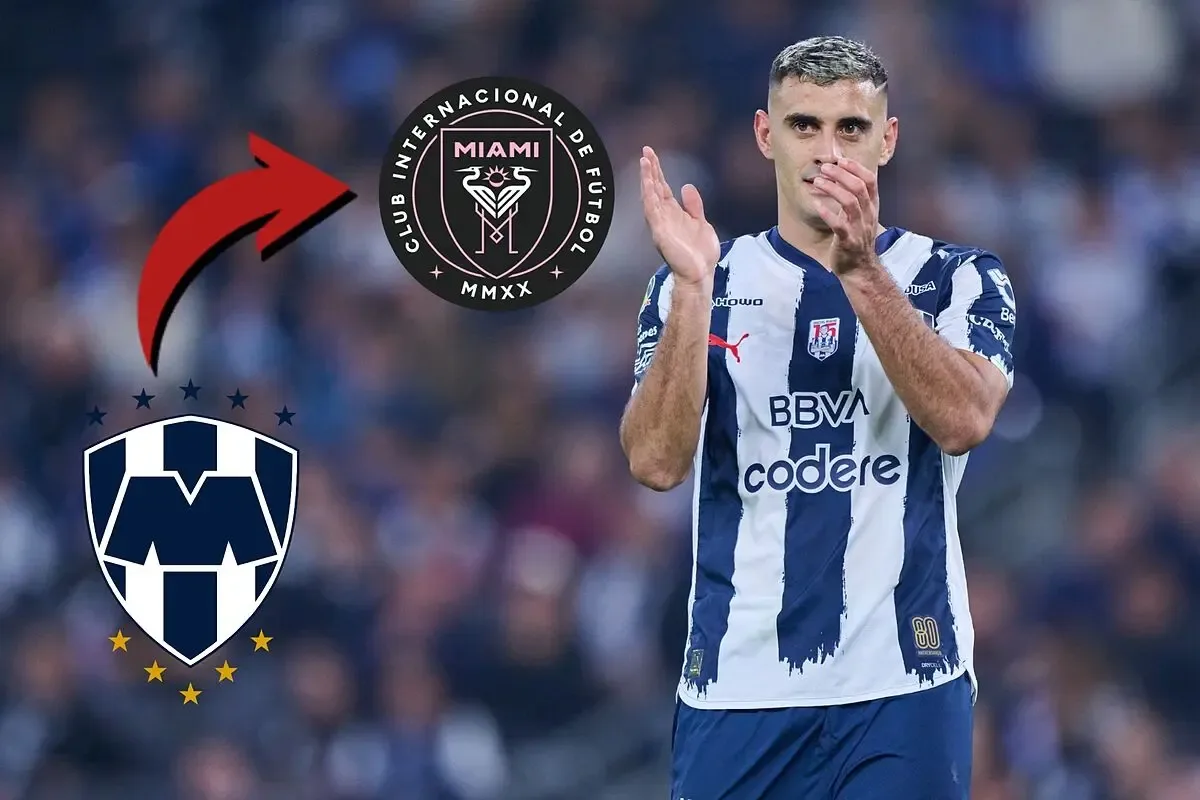 Germán Berterame durante su entrenamiento separado en Monterrey.